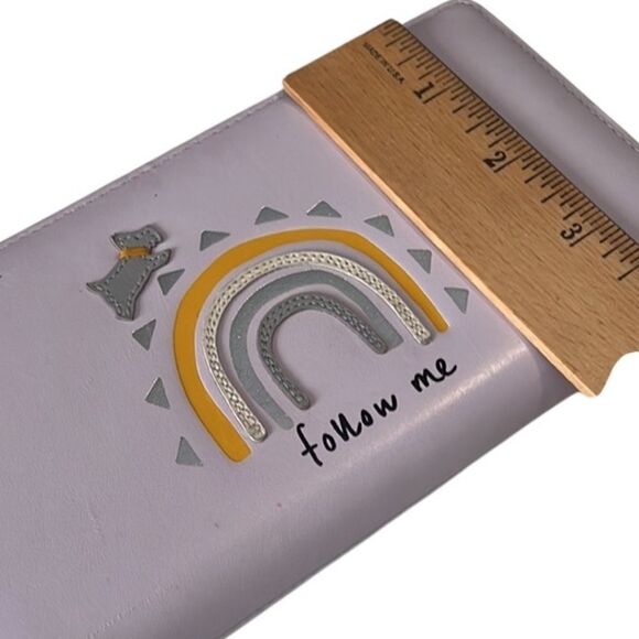 Radley London Follow Me Over the Rainbow Lilac Zip Around Long Wallet - Picture 12 of 12